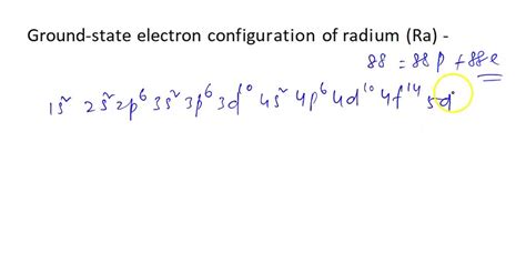 radium noble gas configuration